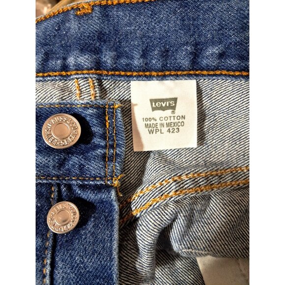 Vintage 1997 Levis 501 XX Original Fit Jeans W36 L30 Button Fly Blue Denim Mens - Picture 3 of 11